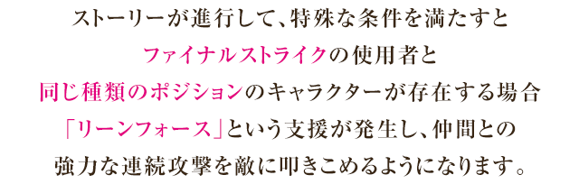 リーンフォースの説明