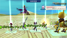ギルド支援効果　ゲーム画面