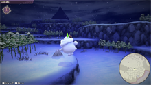 雪うさぎ　ゲーム画面