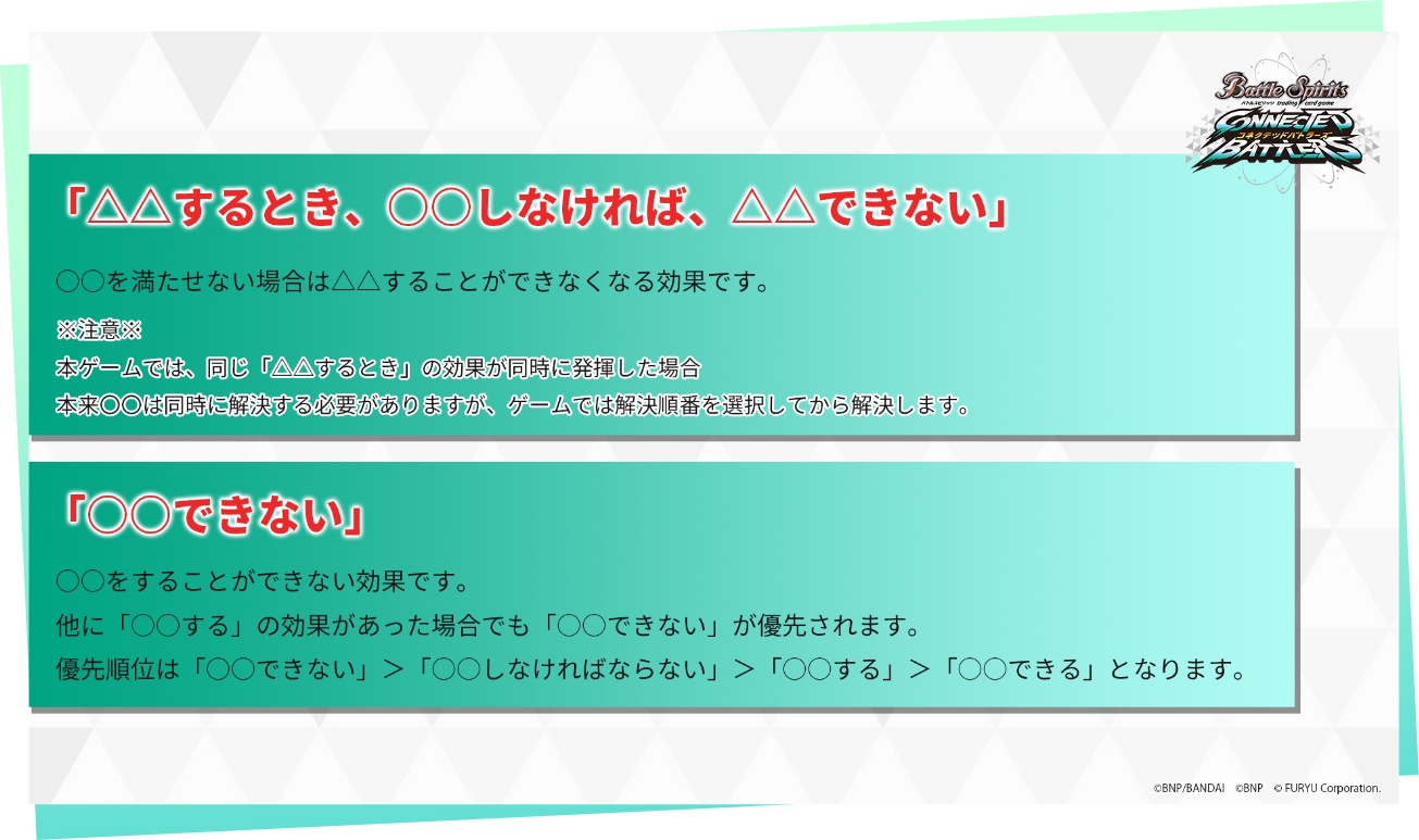 「△△するとき、〇〇しなければ、△△できない」 「○○できない」