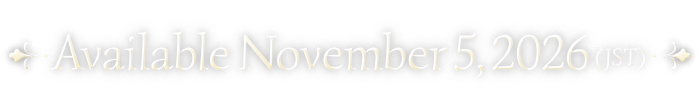 Available November 5, 2026 (JST)