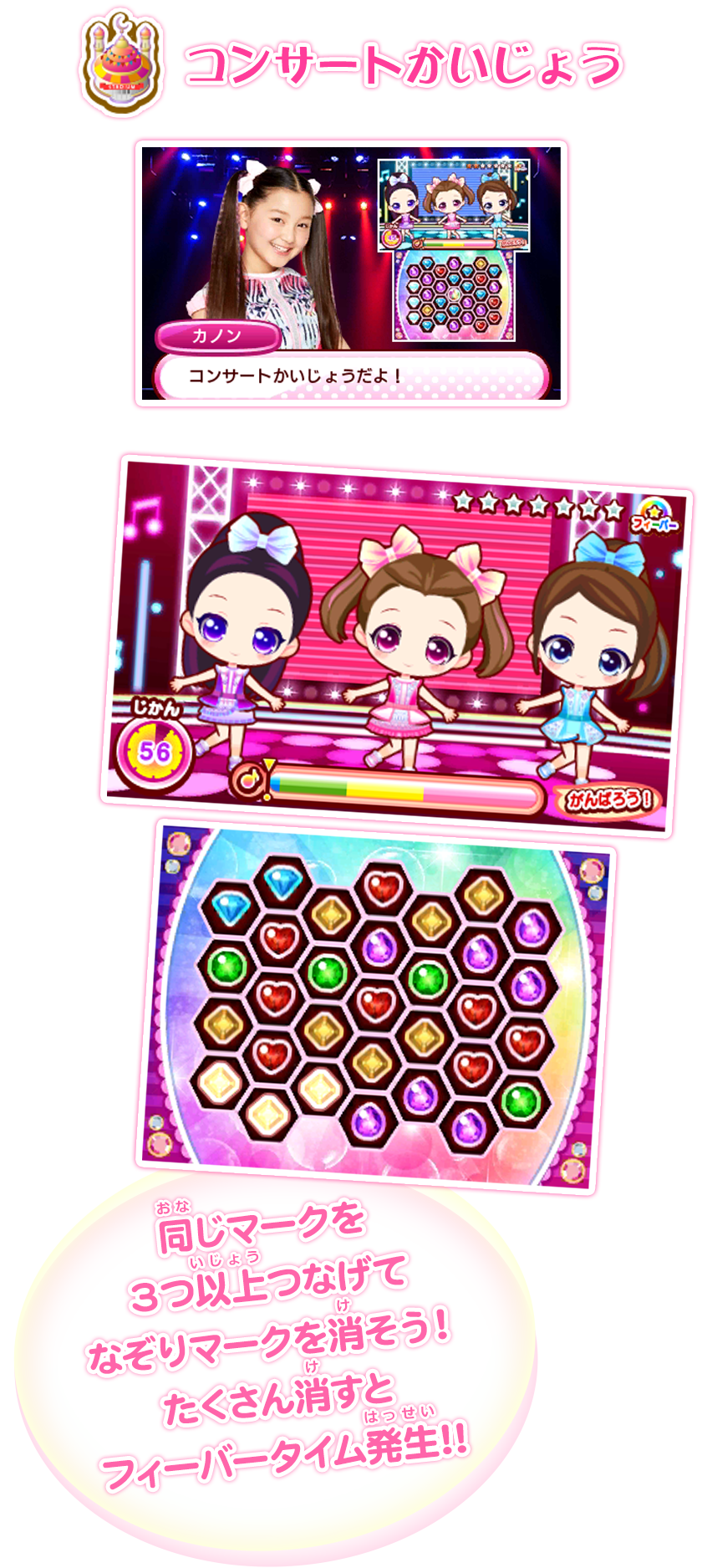 アイドル活動 - システム｜ミラクルちゅーんず！ゲームで
