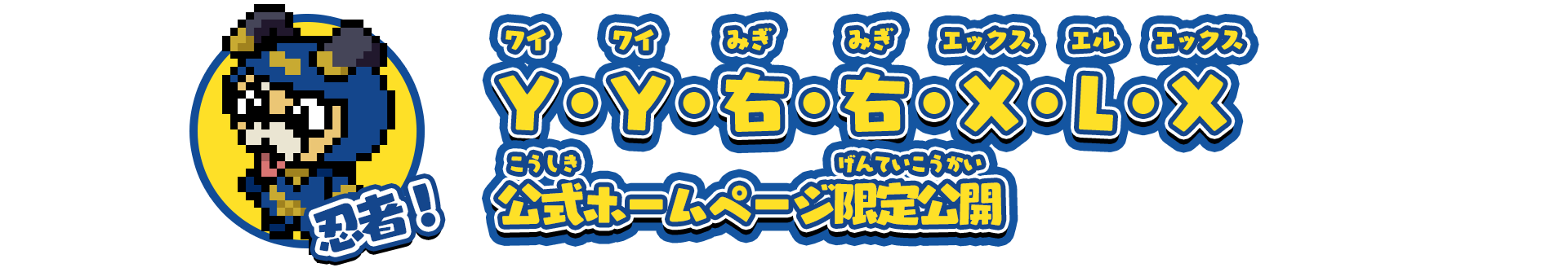 忍者！/Y・Y・右・右・X・L・X/公式ホームページ限定公開