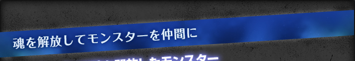 魂を解放してモンスターを仲間に